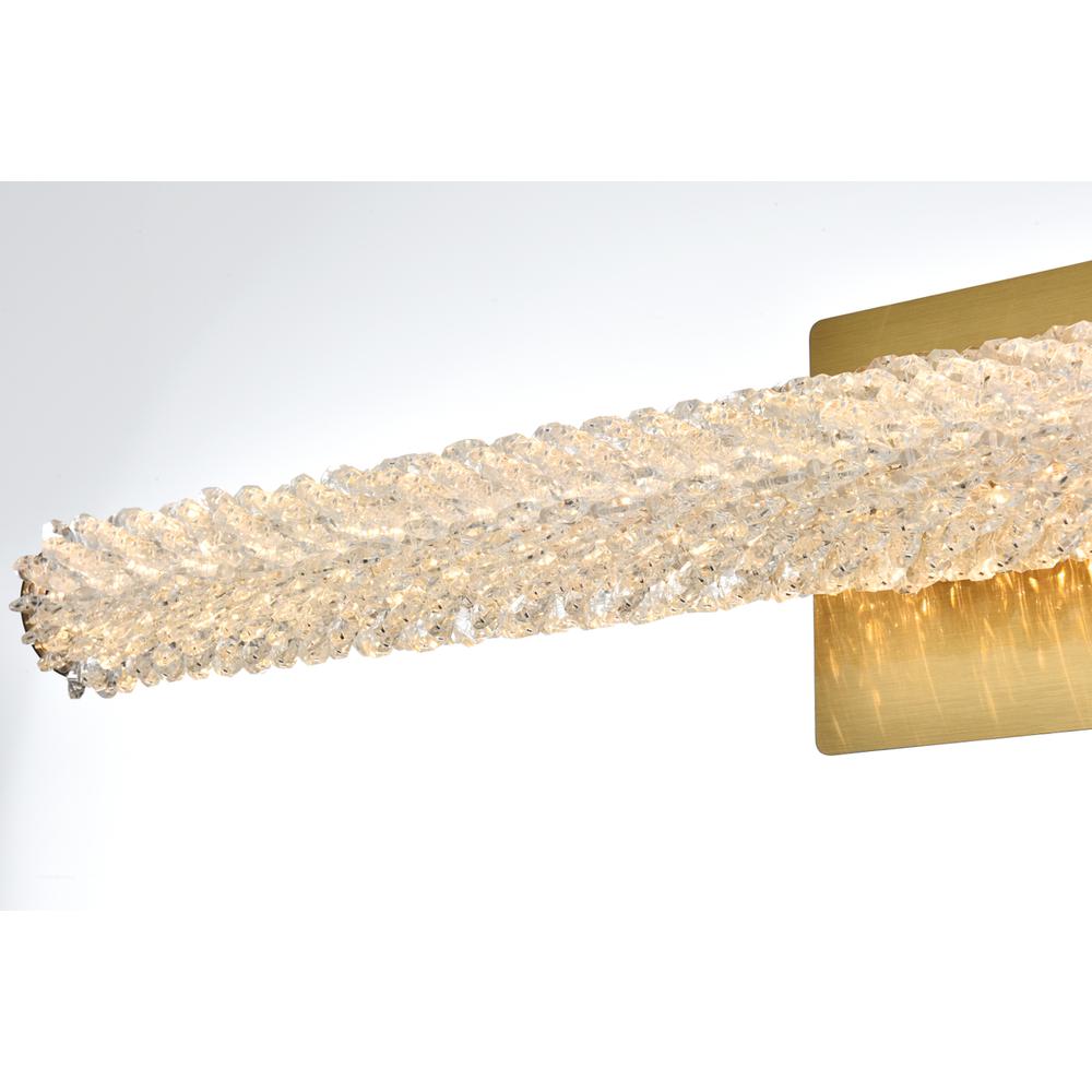 Bowen 30 inch Adjustable LED Wall Sconce in Satin Gold. Picture 5