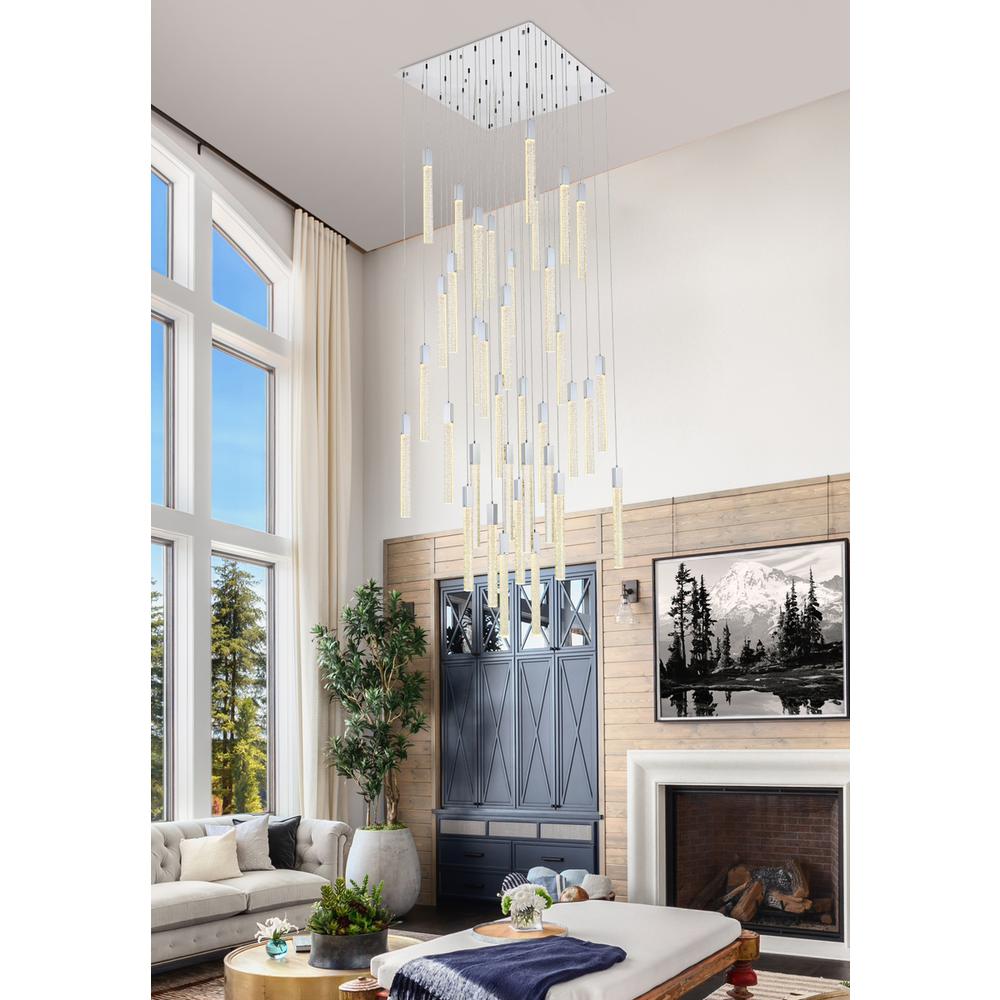 Weston 36 lights pendant in chrome. Picture 8