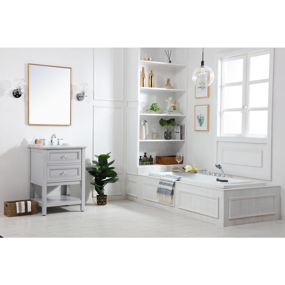 42 in. Single bathroom vanity set in Grey. Picture 9