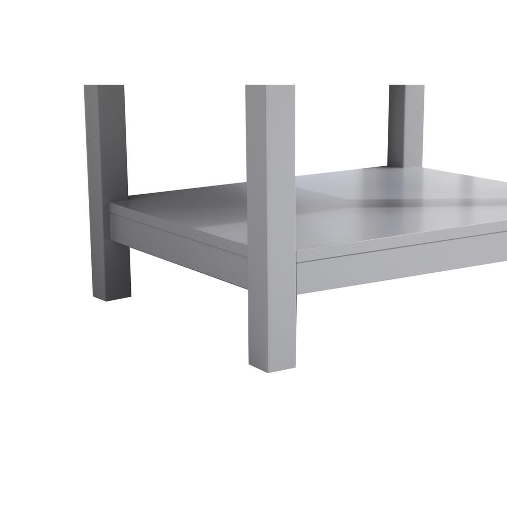 24 inch Single Bathroom Vanity in Grey. Picture 11