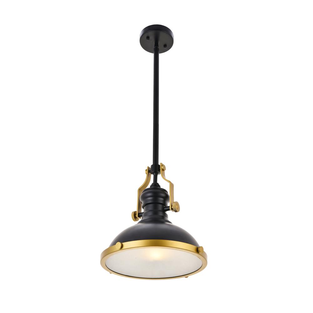 Eamon 1 Light matte black Pendant. Picture 6