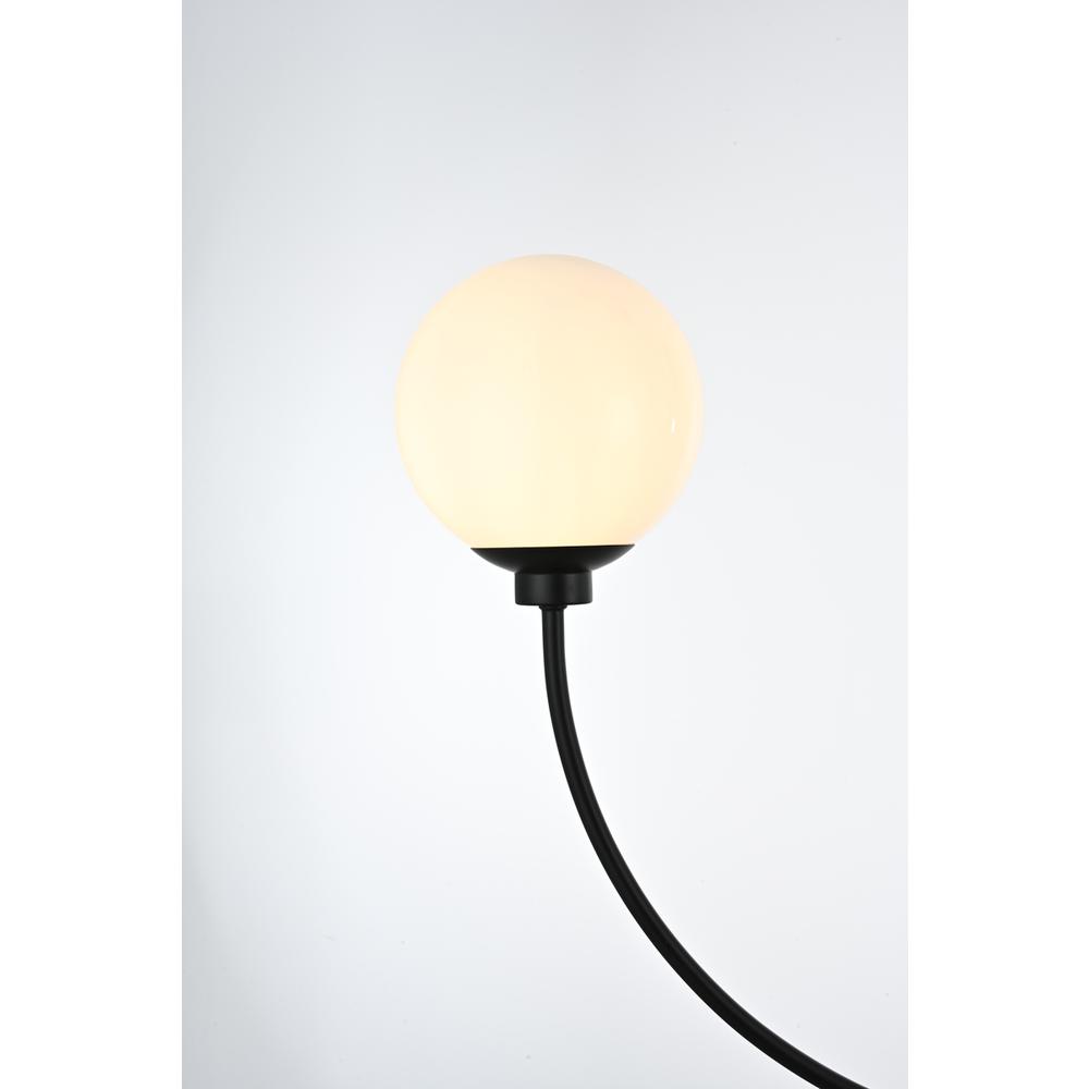Nyomi 36 inch chandelier in Black. Picture 5