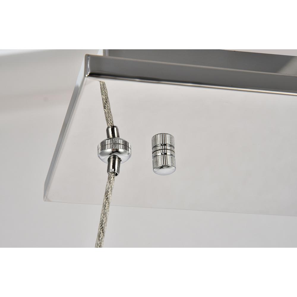 Monroe Integrated LED chip light Chrome Chandelier Clear Royal Cut Crystal. Picture 5