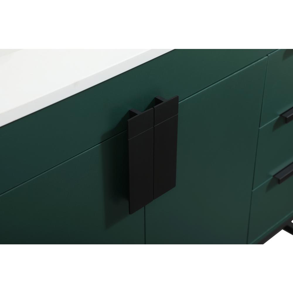 48 inch Single bathroom vanity in green. Picture 12