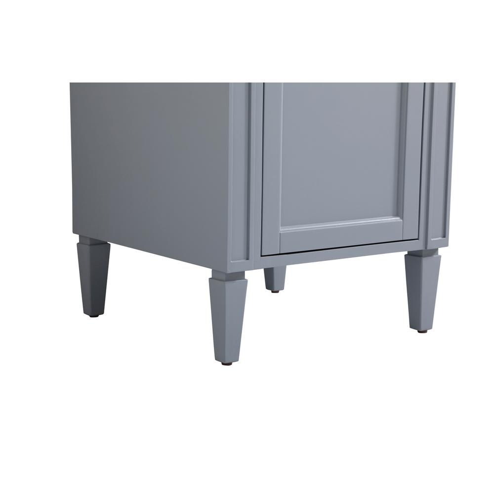 21 inch Single bathroom vanity in grey. Picture 13