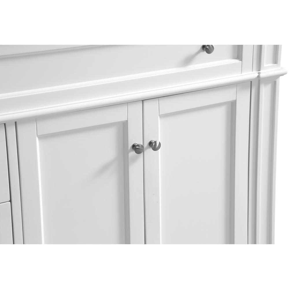 40 In. Single Bathroom Vanity Set In White. Picture 5