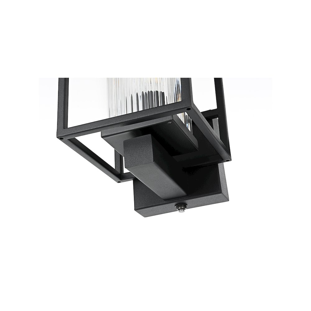 Dover 7 inch Outdoor Pendant in Black. Picture 4