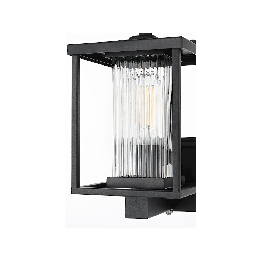 Dover 7 inch Outdoor Pendant in Black. Picture 5