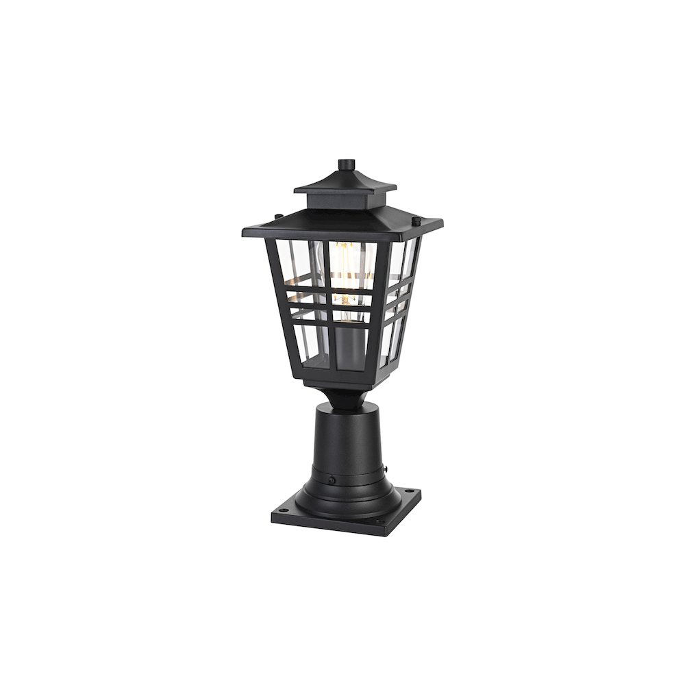 Macon 7 inch Outdoor Pendant in Black. Picture 2