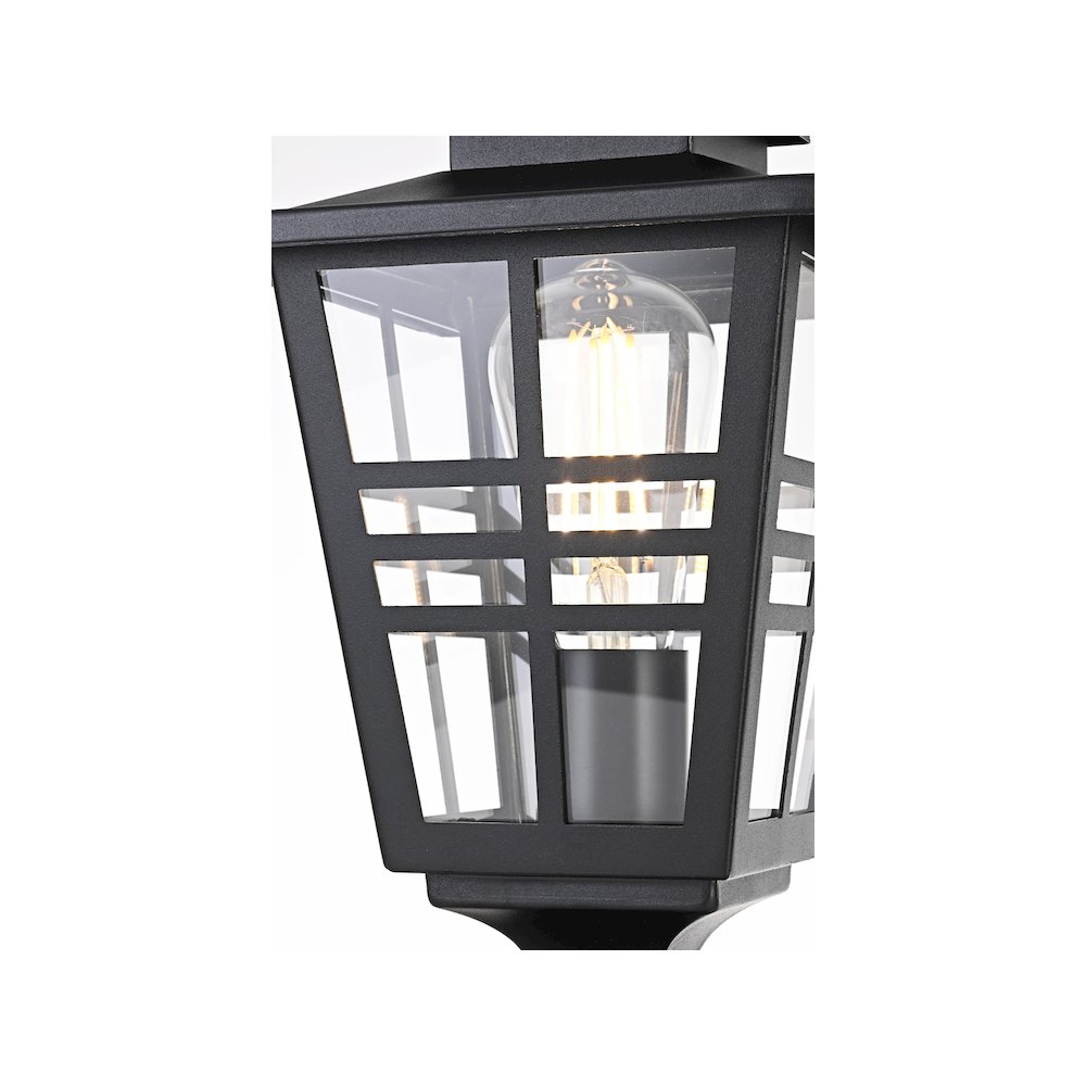 Macon 7 inch Outdoor Pendant in Black. Picture 3