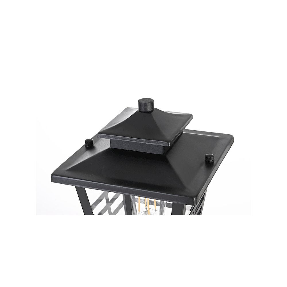 Macon 7 inch Outdoor Pendant in Black. Picture 4
