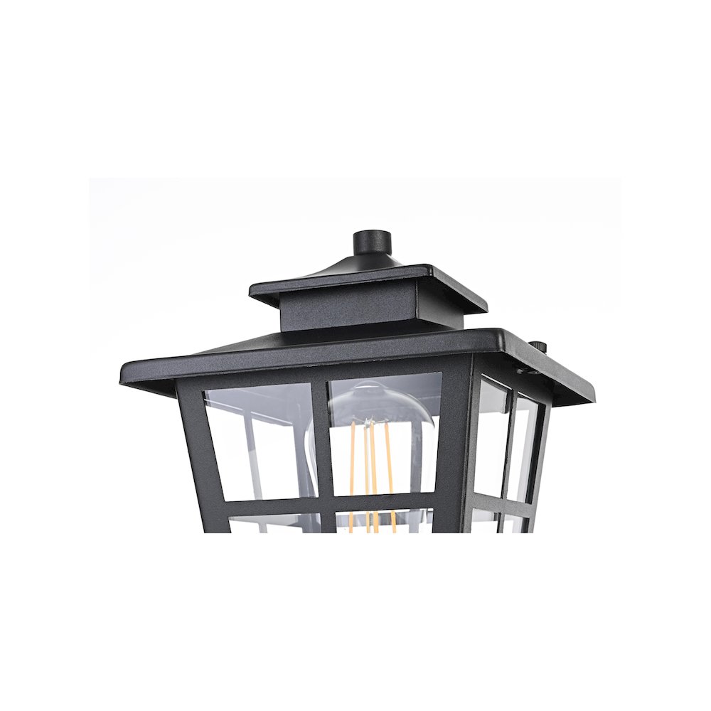 Macon 7 inch Outdoor Pendant in Black. Picture 6