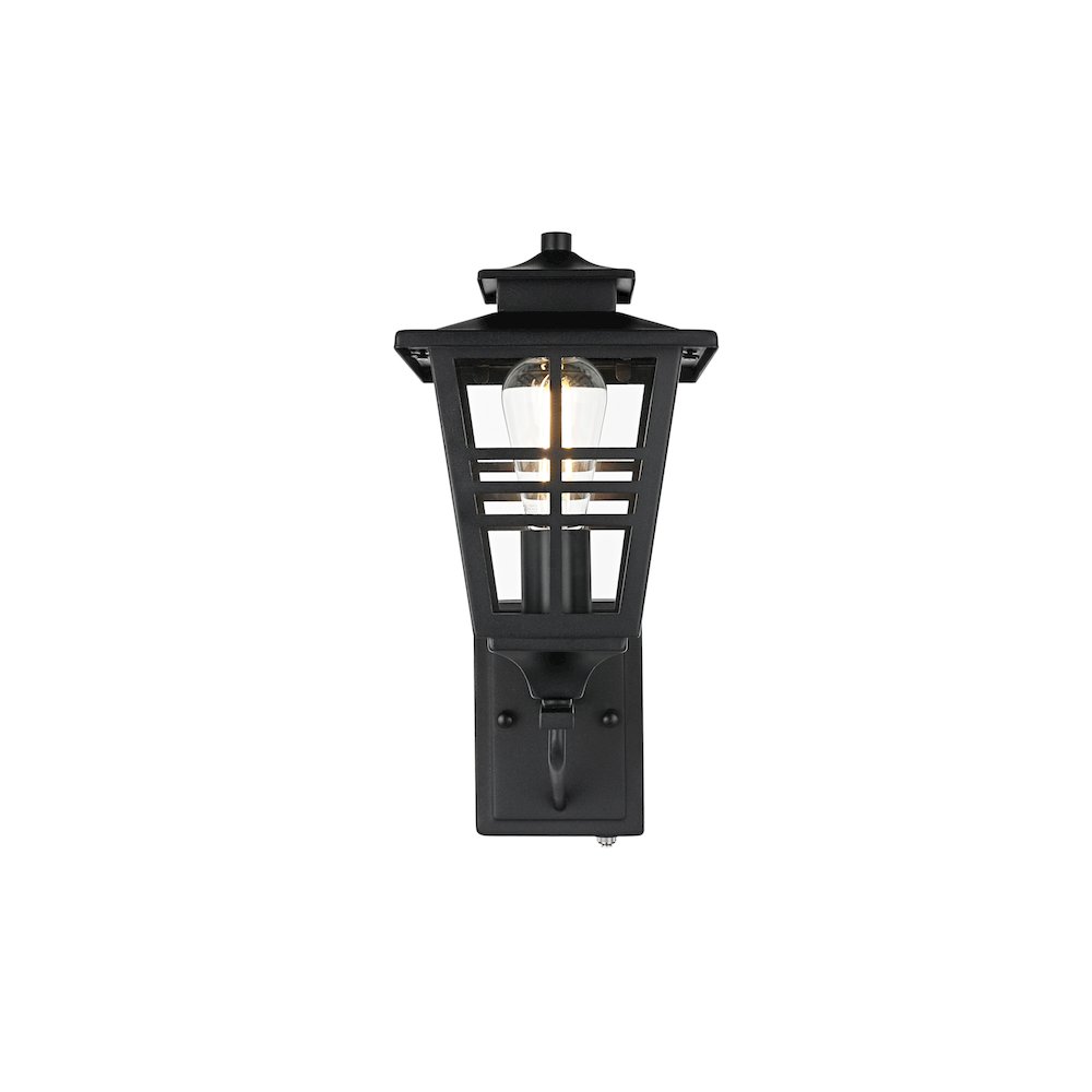 Macon 7 inch Outdoor Pendant in Black. Picture 1