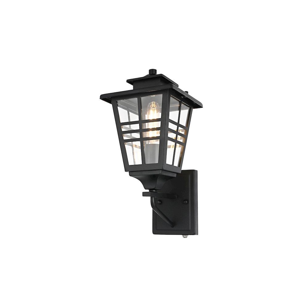 Macon 7 inch Outdoor Pendant in Black. Picture 3