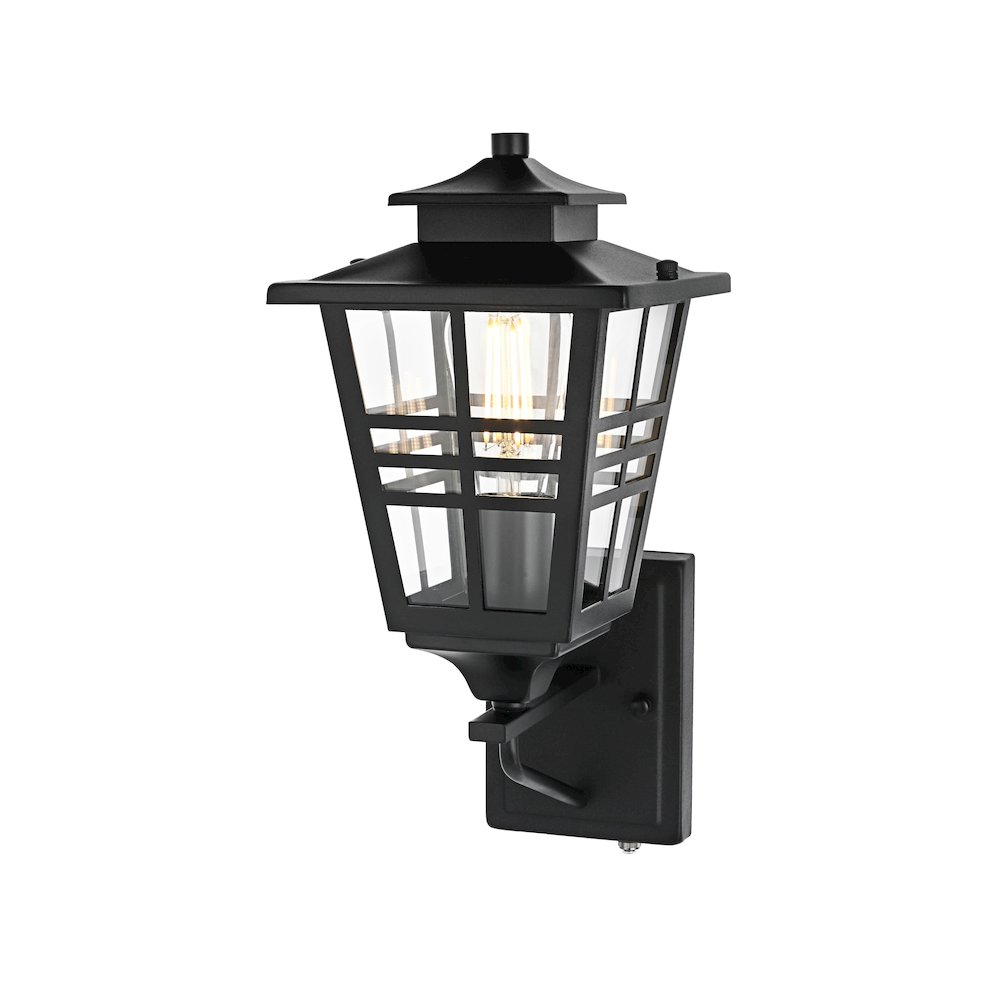 Macon 7 inch Outdoor Pendant in Black. Picture 7