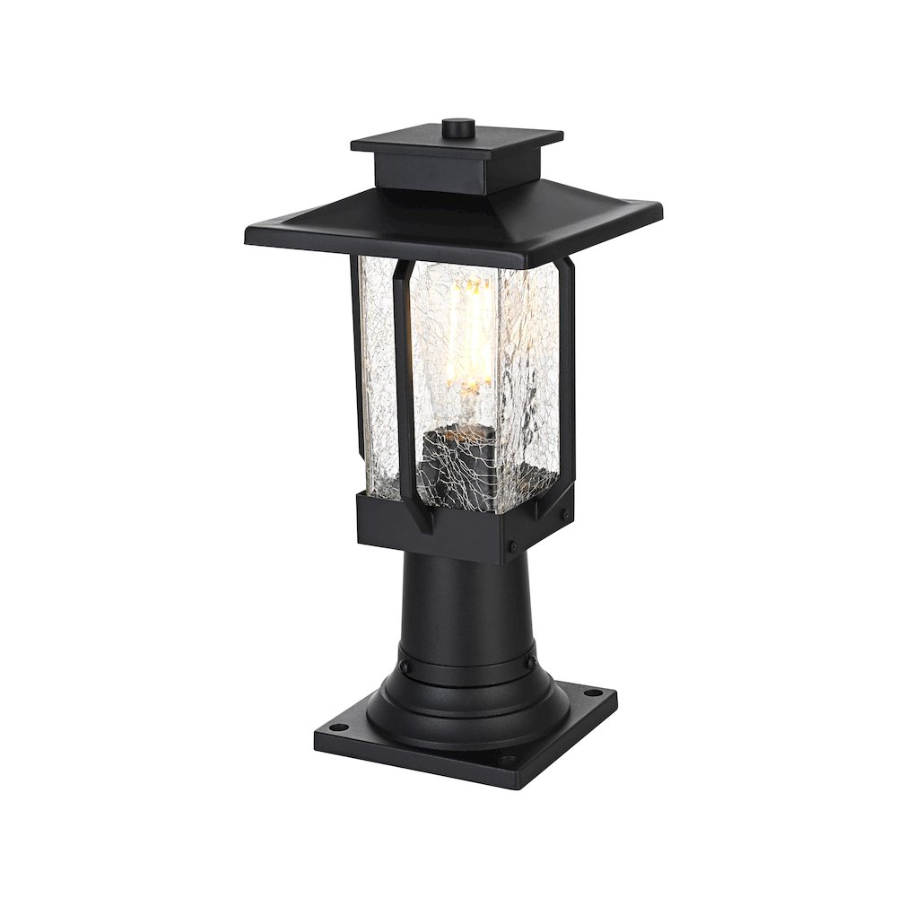 Salem 7 inch Outdoor Pendant in Black. Picture 2