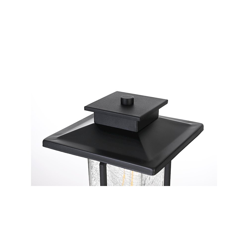 Salem 7 inch Outdoor Pendant in Black. Picture 4