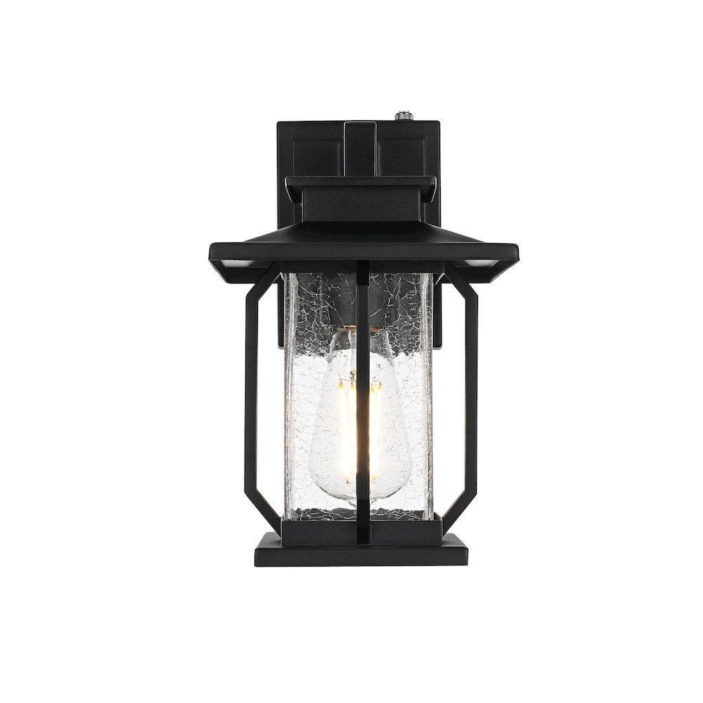 Salem 7 inch Outdoor Pendant in Black. Picture 1