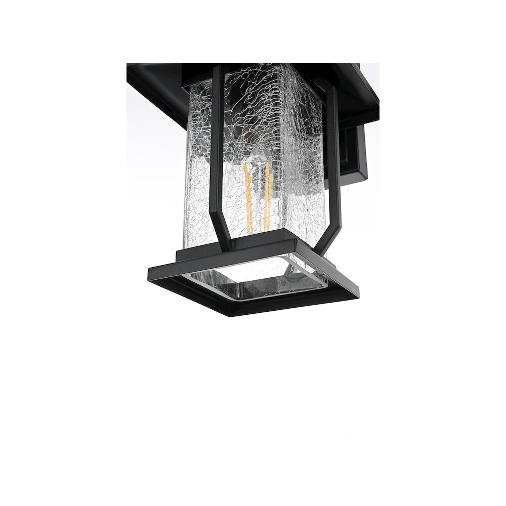 Salem 7 inch Outdoor Pendant in Black. Picture 5