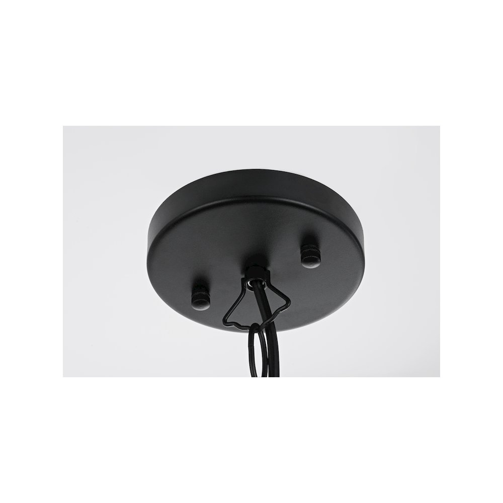 York 7 inch Outdoor Pendant in Black. Picture 4