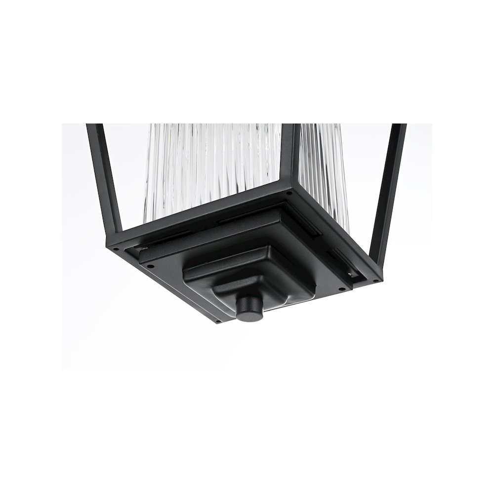 York 7 inch Outdoor Pendant in Black. Picture 6