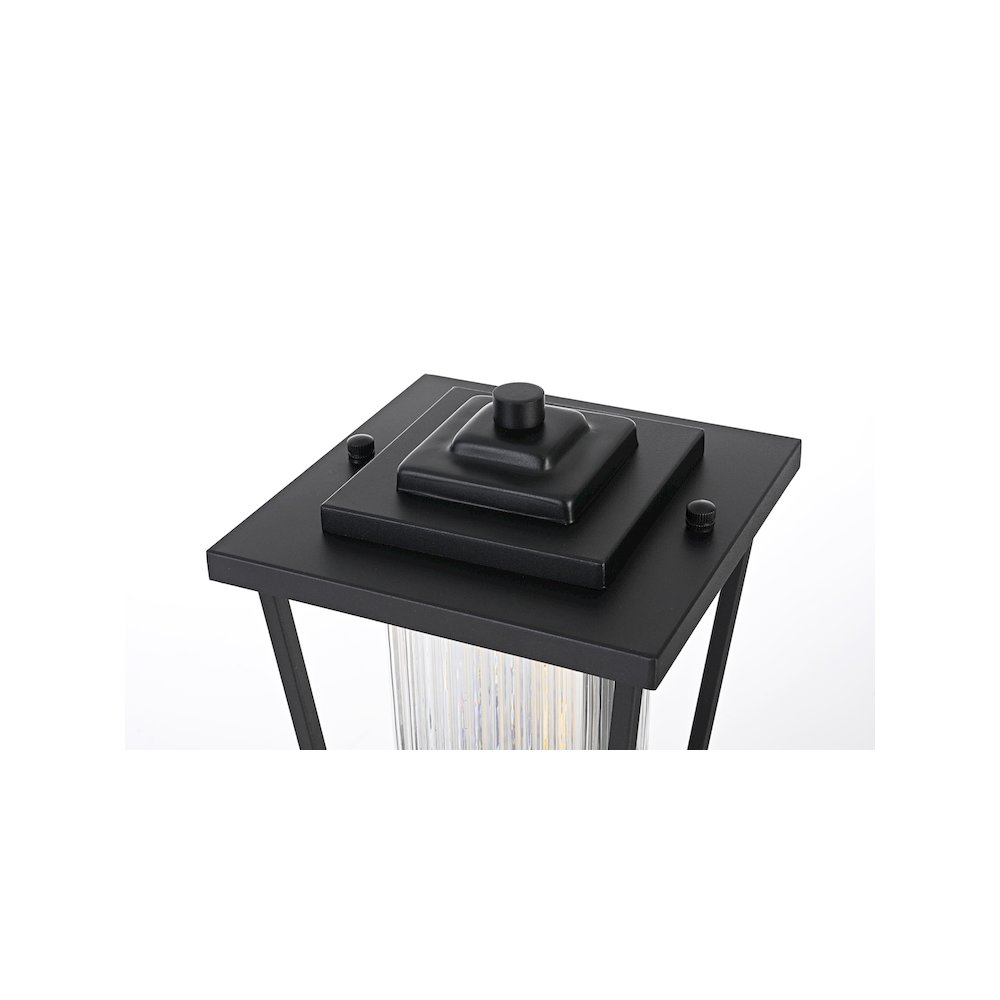 York 7 inch Outdoor Pendant in Black. Picture 4