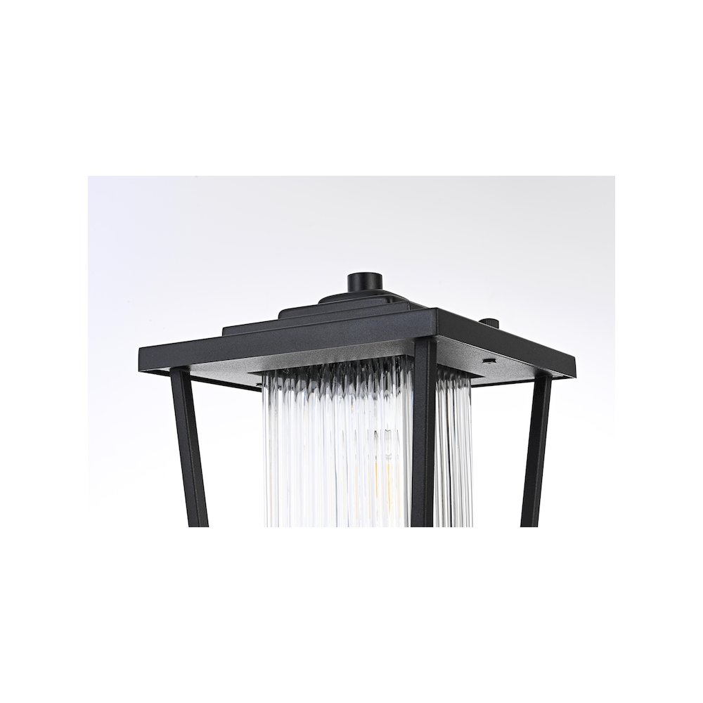 York 7 inch Outdoor Pendant in Black. Picture 6