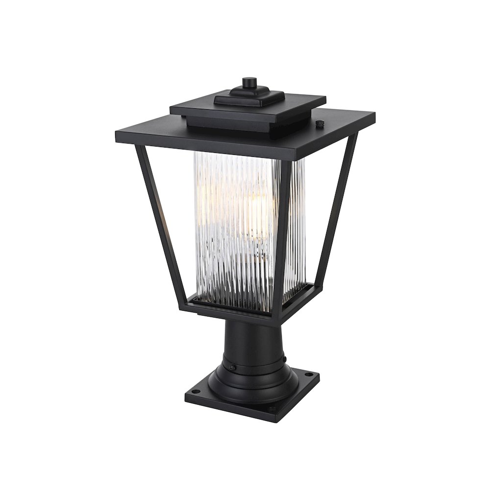 York 7 inch Outdoor Pendant in Black. Picture 2