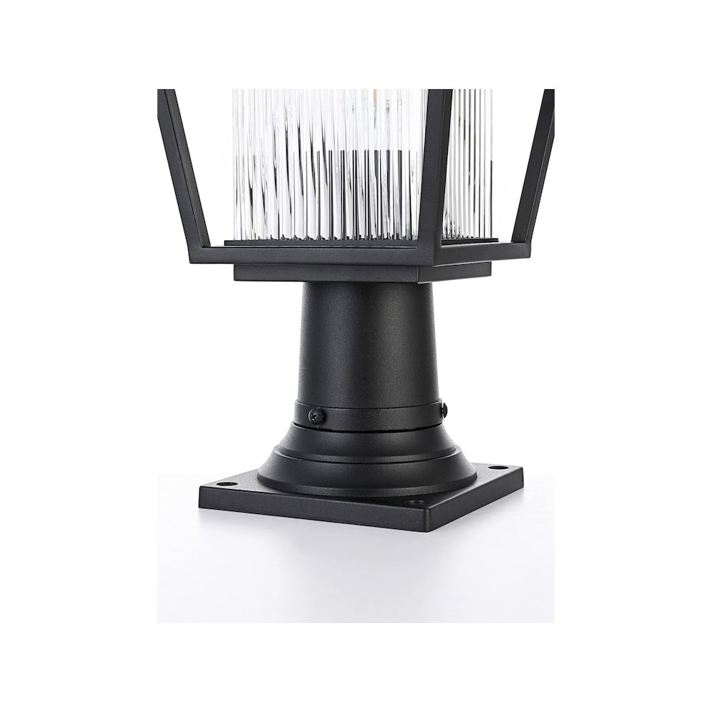 York 7 inch Outdoor Pendant in Black. Picture 5