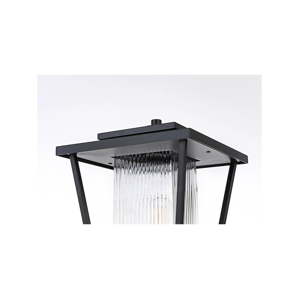 York 7 inch Outdoor Pendant in Black. Picture 6