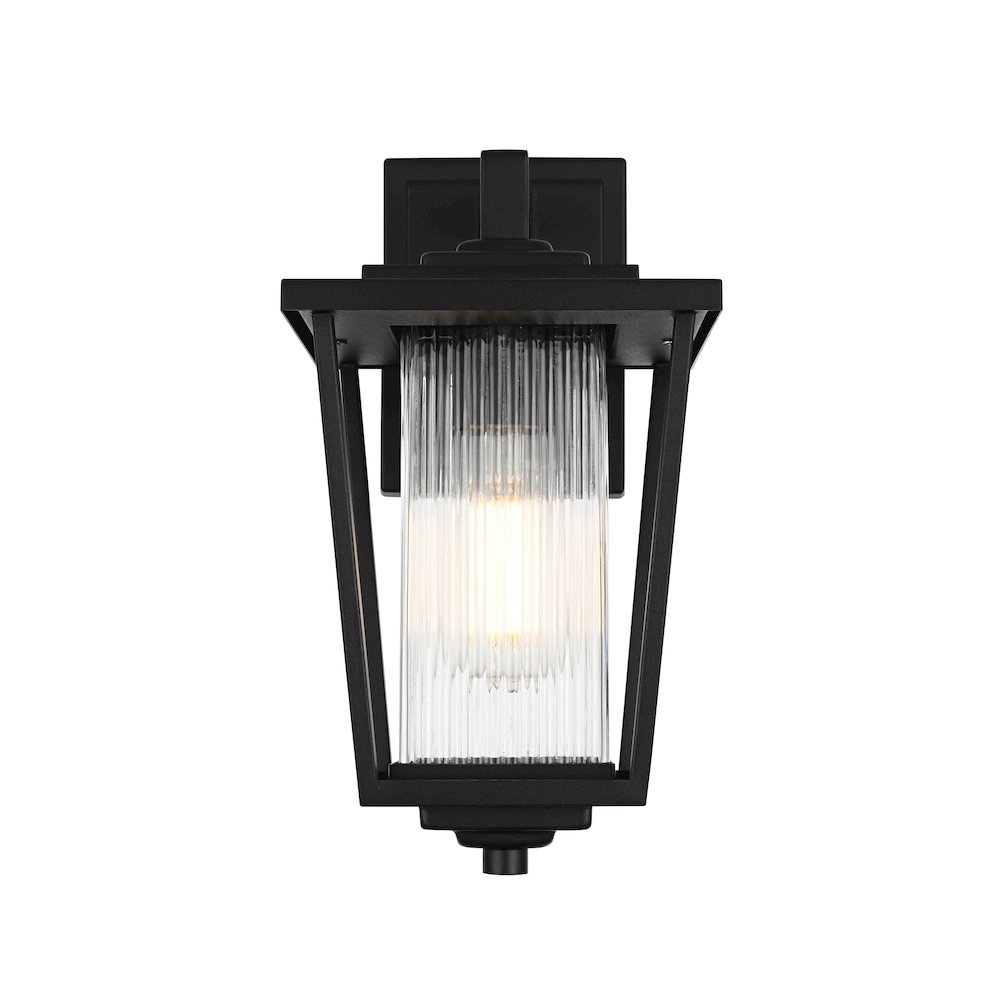 York 7 inch Outdoor Pendant in Black. Picture 1