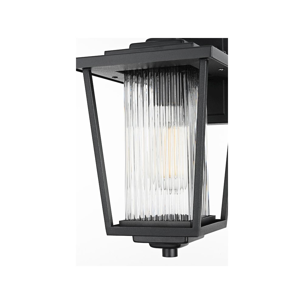 York 7 inch Outdoor Pendant in Black. Picture 5