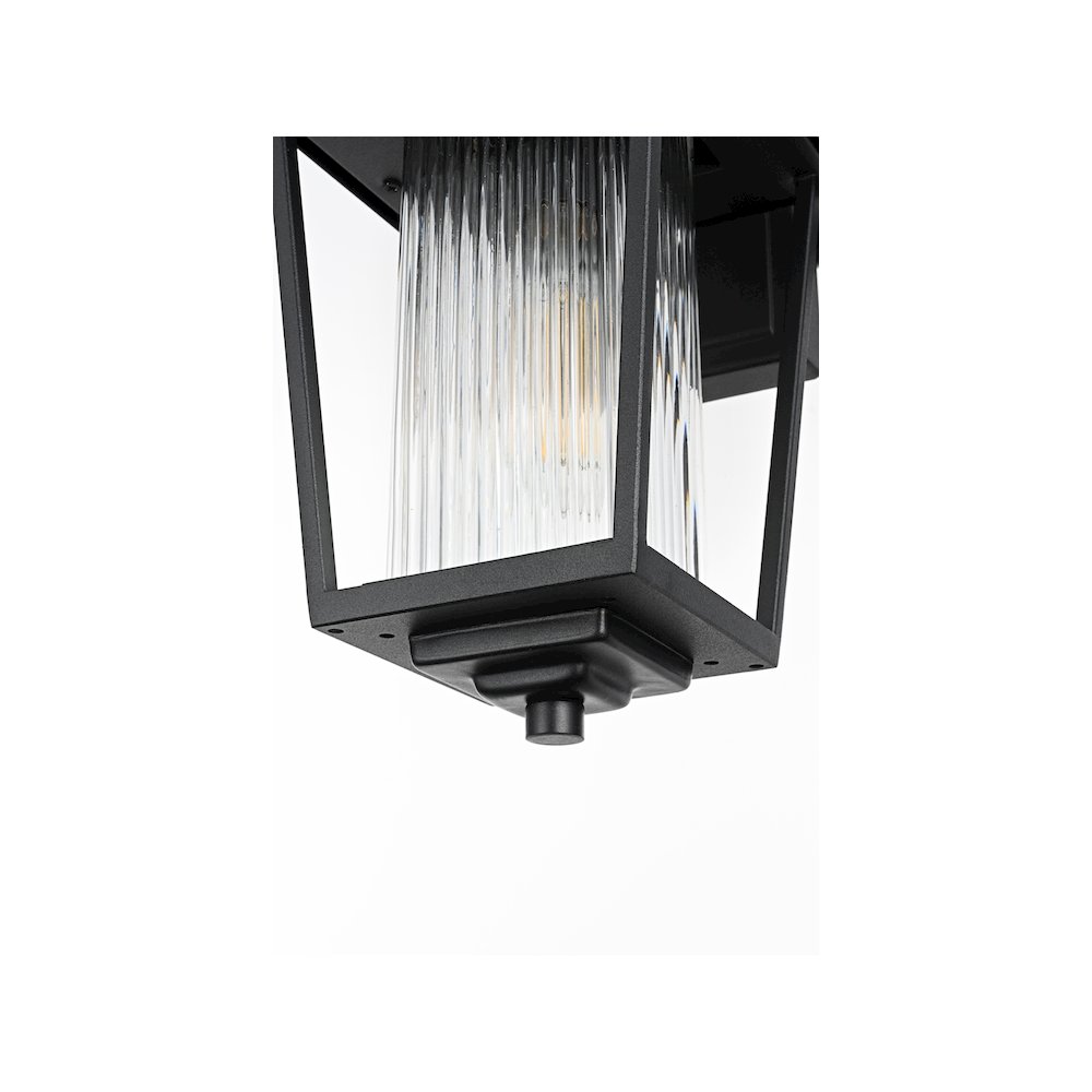 York 7 inch Outdoor Pendant in Black. Picture 6
