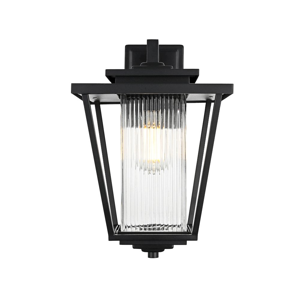 York 7 inch Outdoor Pendant in Black. Picture 1
