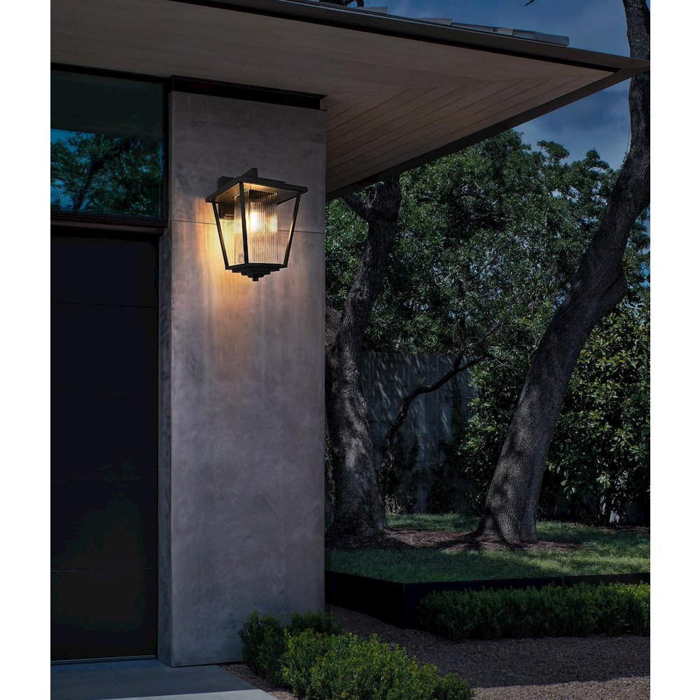 York 7 inch Outdoor Pendant in Black. Picture 2