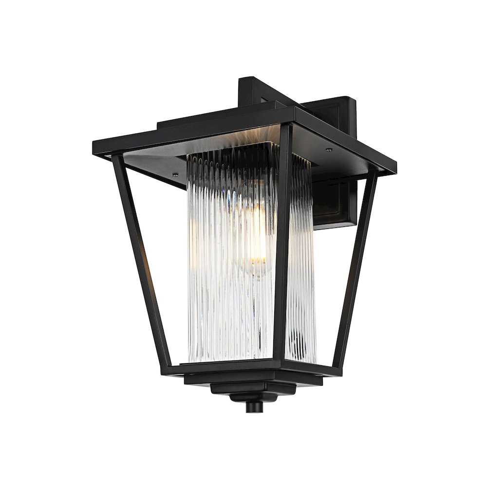 York 7 inch Outdoor Pendant in Black. Picture 3