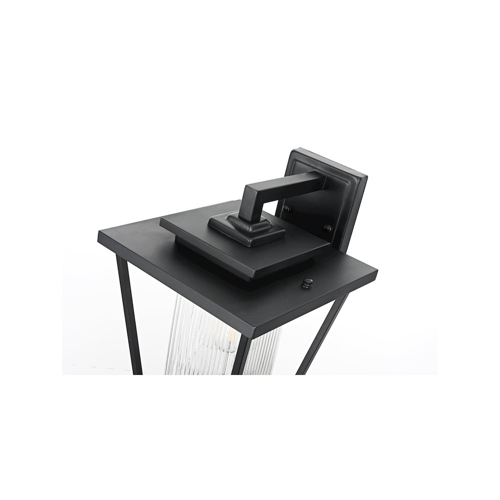 York 7 inch Outdoor Pendant in Black. Picture 4