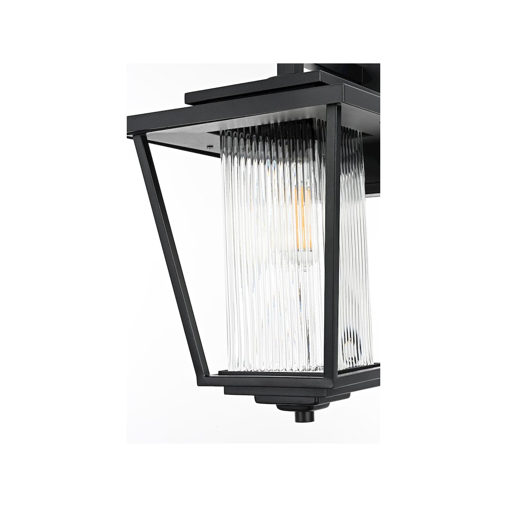 York 7 inch Outdoor Pendant in Black. Picture 5