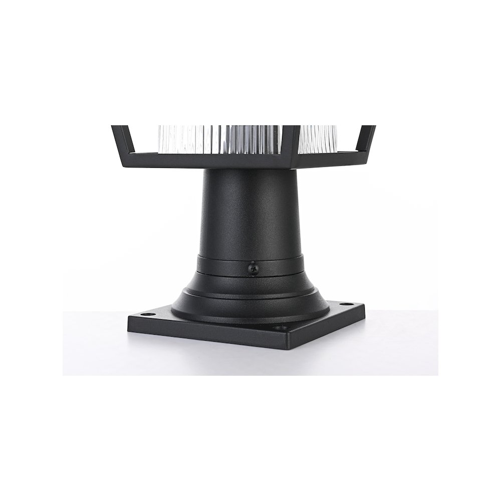 Gaul 7 inch Outdoor Pendant in Black. Picture 5