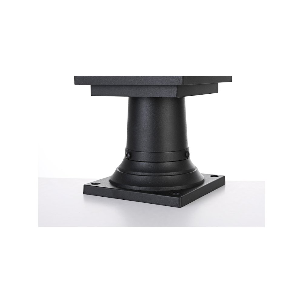 Ludlow 7 inch Outdoor Pendant in Black. Picture 5