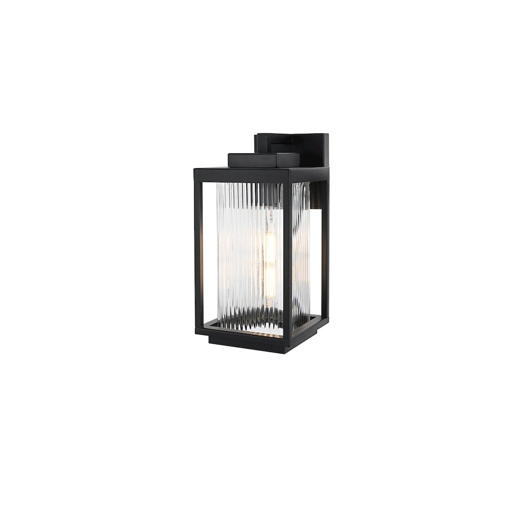 Ludlow 7 inch Outdoor Pendant in Black. Picture 7
