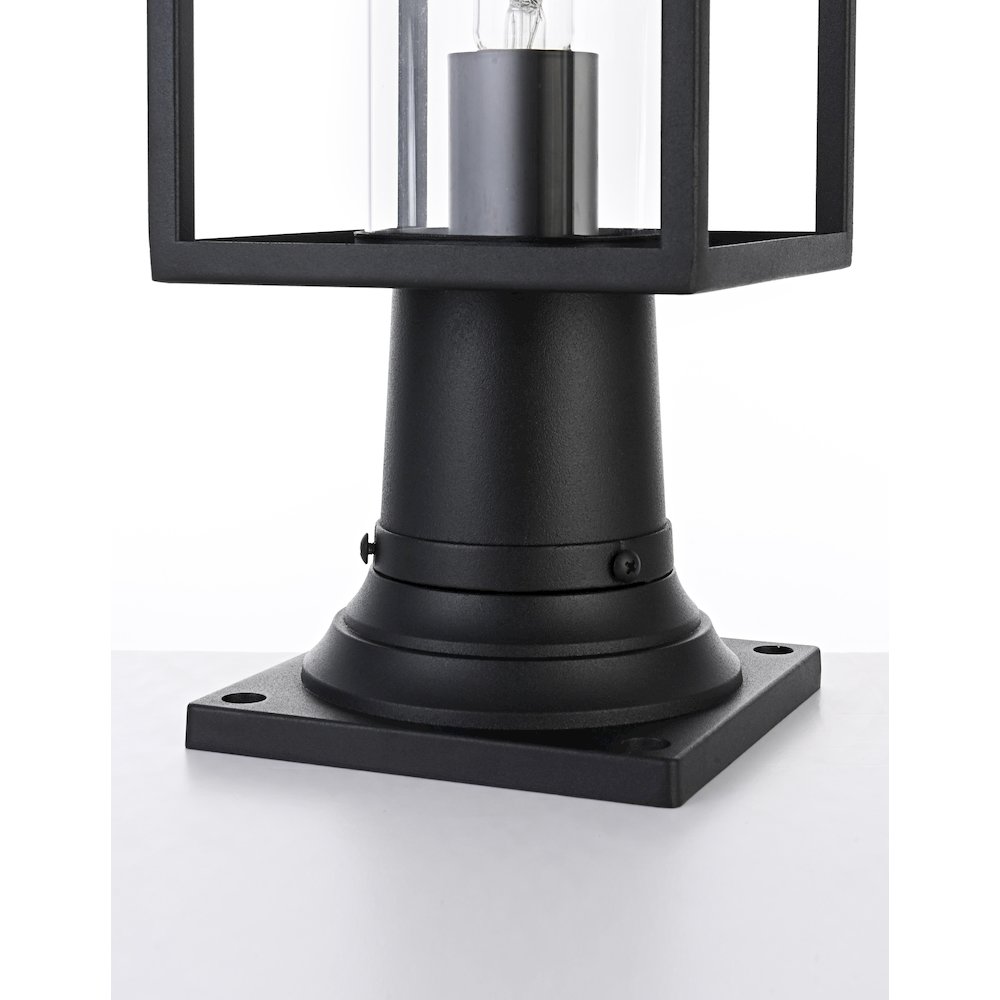 Memphis 7 inch Outdoor Pendant in Black. Picture 5