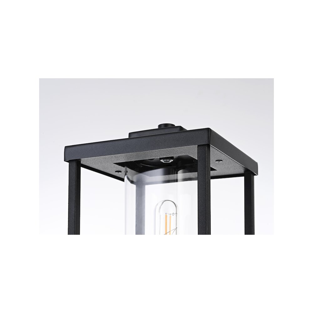 Memphis 7 inch Outdoor Pendant in Black. Picture 6