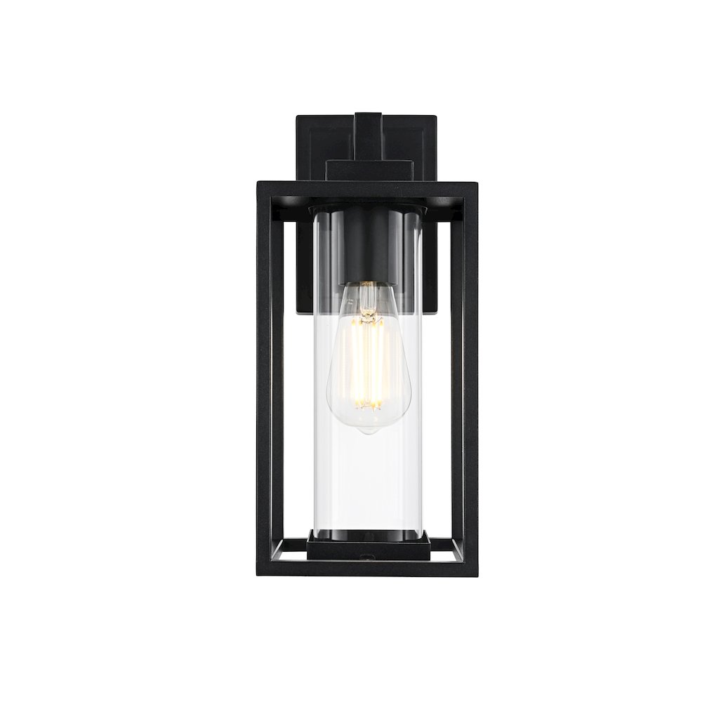 Memphis 7 inch Outdoor Pendant in Black. Picture 1