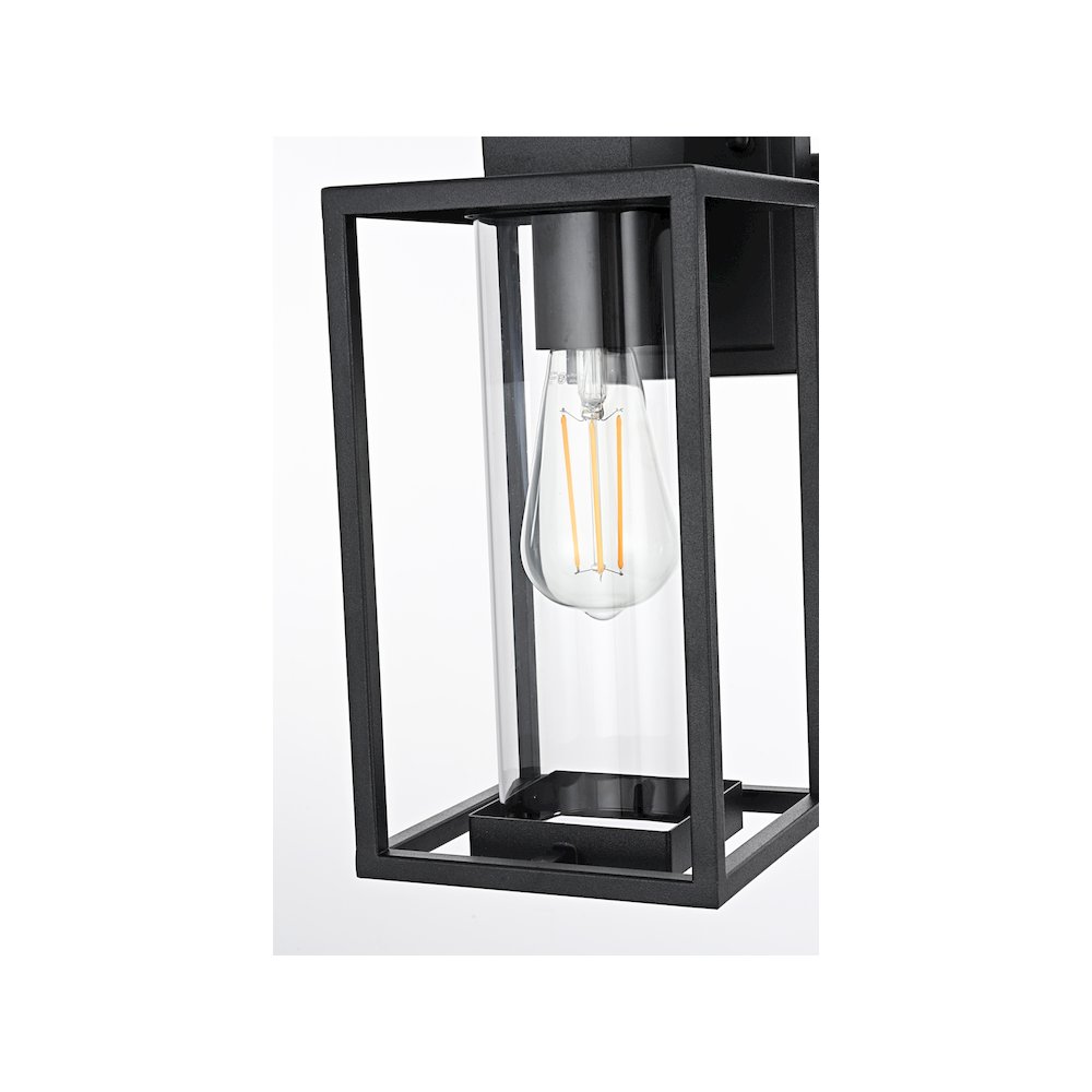Memphis 7 inch Outdoor Pendant in Black. Picture 5