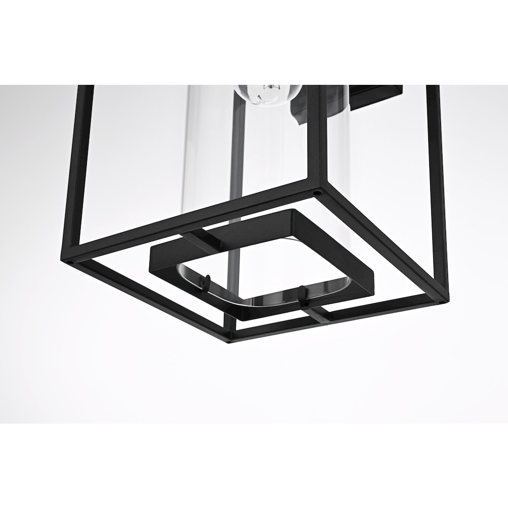 Memphis 8.5 Inch Outdoor Wall Sconce In Black. Picture 5