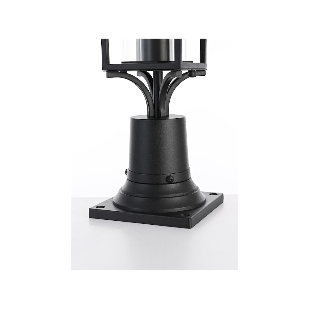 Belgrade 7 inch Outdoor Pendant in Black. Picture 5