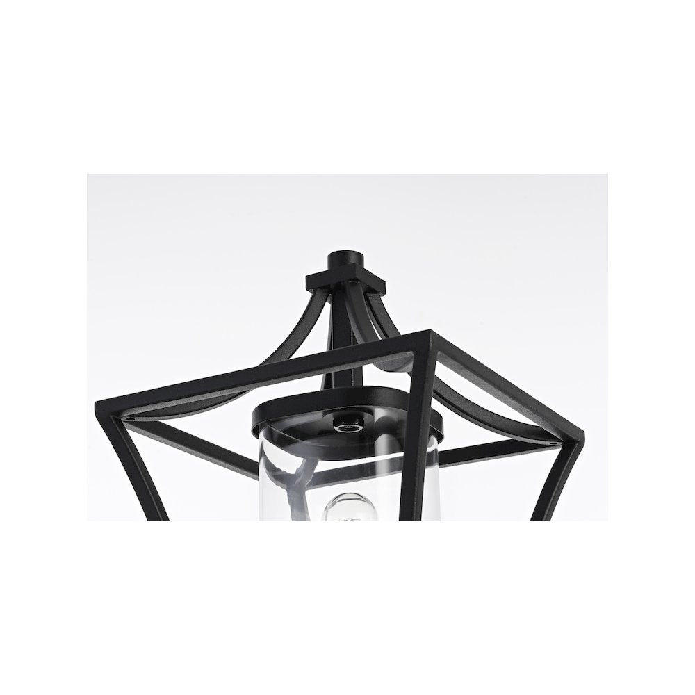 Belgrade 7 inch Outdoor Pendant in Black. Picture 6