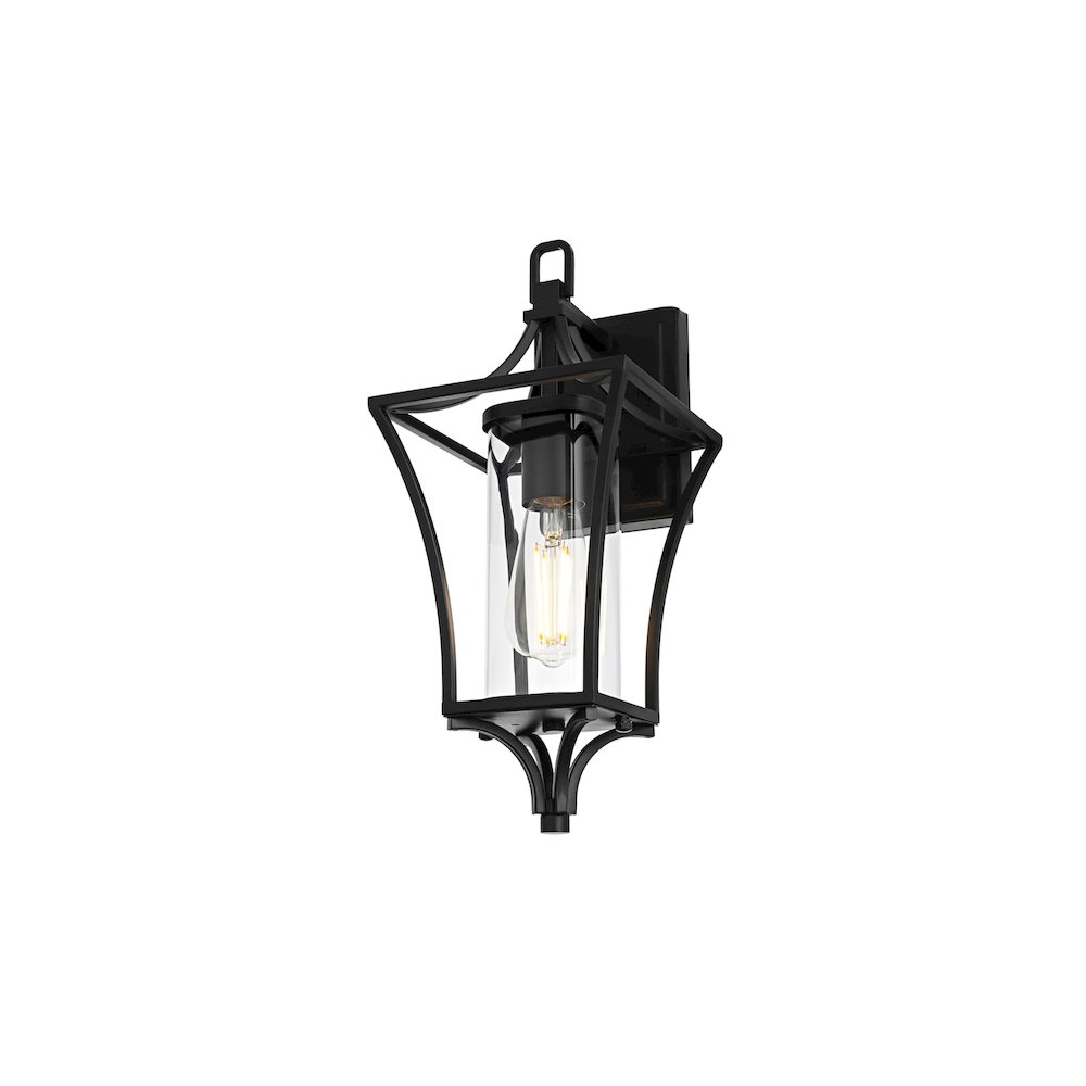 Belgrade 7 inch Outdoor Pendant in Black. Picture 3