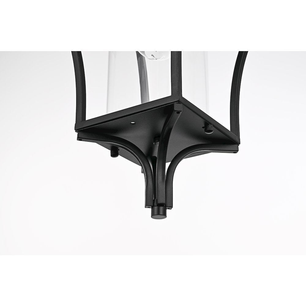Belgrade 12 Inch Outdoor Wall Sconce In Black. Picture 5